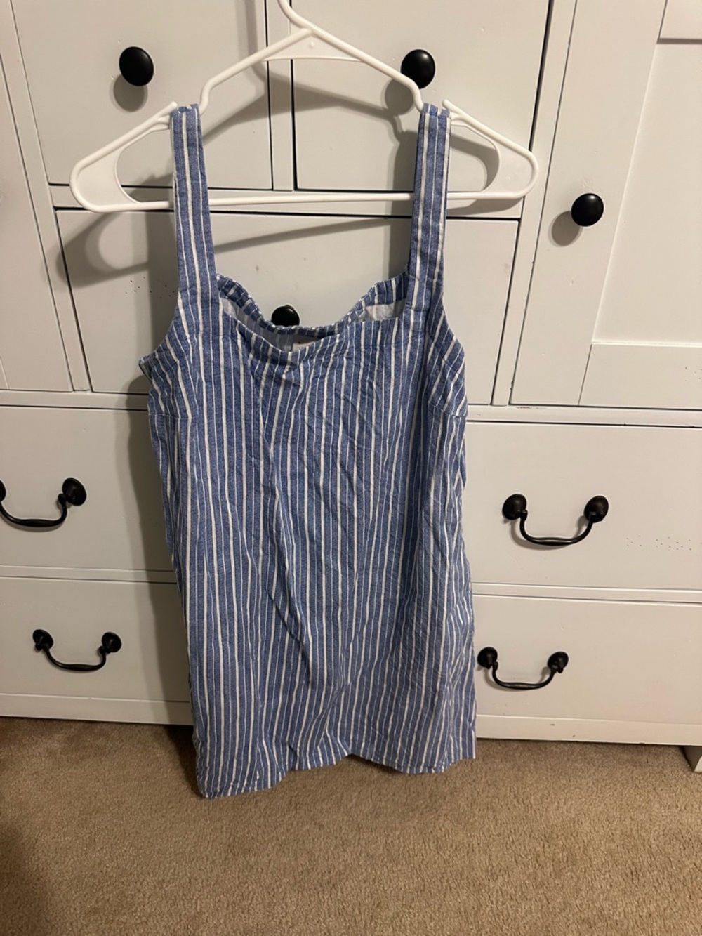 a new day Blue and White Striped Summer Dress